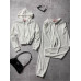 Велюровий костюм жіночий (з капюшоном та джоггерами), Затишний комплект на кожен день голубий 42-46 арт. 735912 Велюровий костюм жіночий (з капюшоном та джоггерами), Затишний комплект на кожен день голубий 42-46 арт. 735912